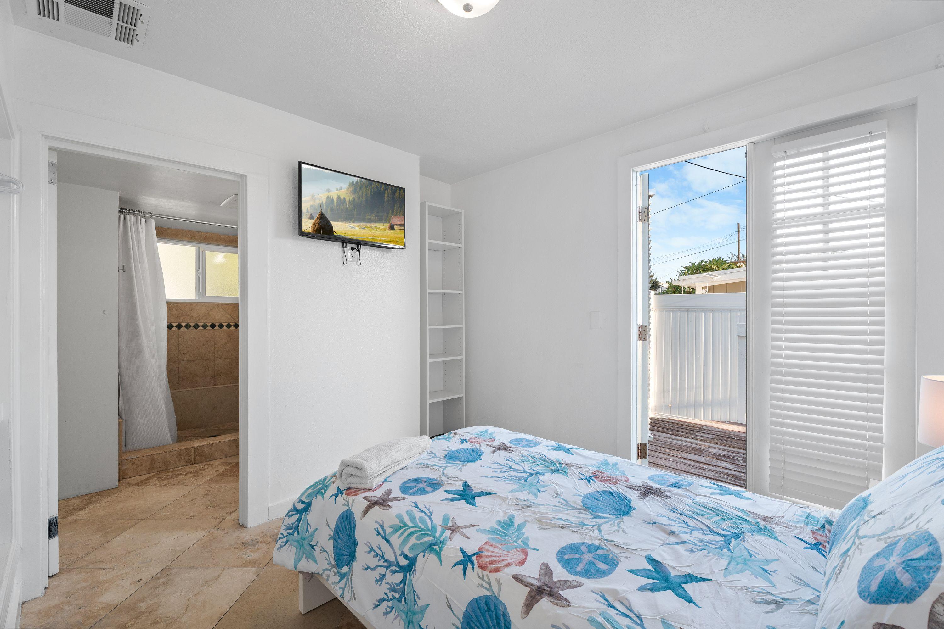 Private suite with deck access